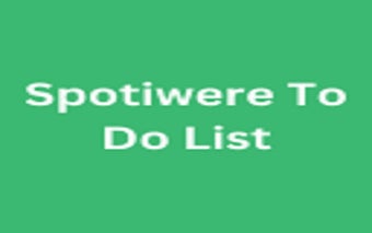 Spotiwere To Do List