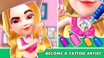 Ink Shop: Dress  Tattoo Games