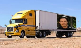 Big Truck Photo Frame