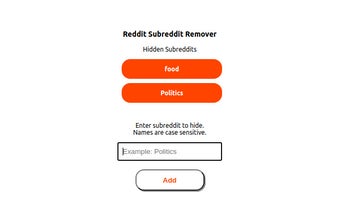 Reddit Subreddit Remover