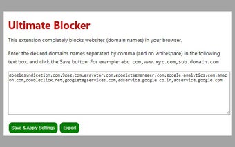 Ultimate Blocker - Ads, Trackers, Websites