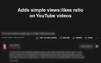 YouTube Likes Ratio