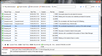 Amolto Call Recorder for Skype 3.26.1 for windows instal