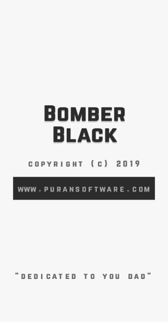 Bomber Black