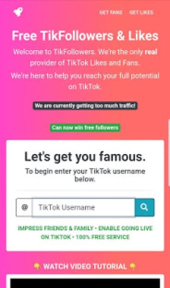 TikFans : Free Followers  Likes