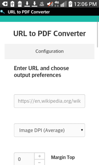 URL to PDF Converter
