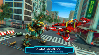 Police Robot Car Rampage: New robot shooting Games