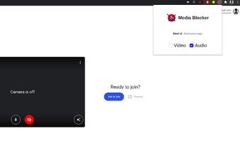 Media Blocker for Meetings