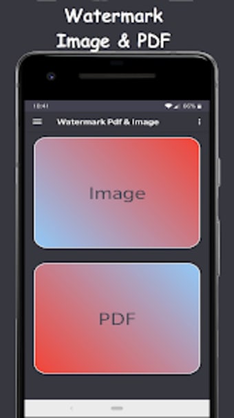 Watermark Image and PDF