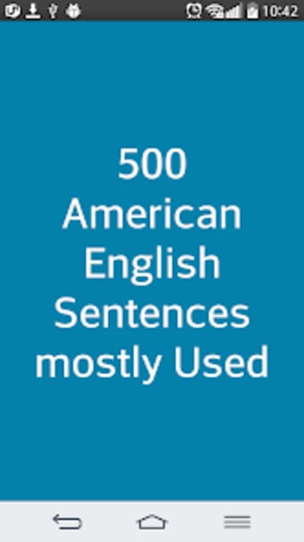 500 English - 미국인이 사용하는 영어 문장