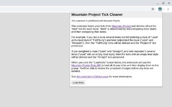 Mountain Project Tick Cleaner