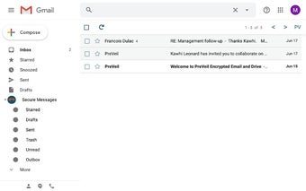 PreVeil for Gmail