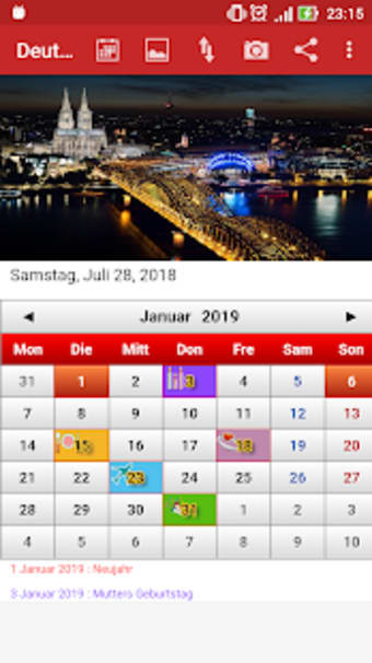 Deutsch Kalender 2021