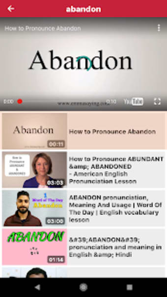 English Pronunciation PRO