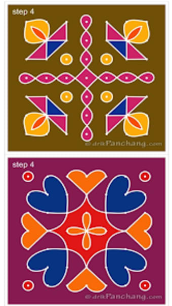 Easy Rangoli designs