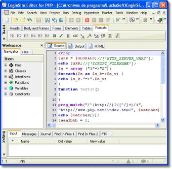EngInSite Editor for PHP