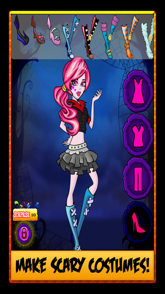 Scary Girl Dress Up Spooky Halloween Makeover Free Games