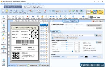 Windows Standard Barcode Label Designer