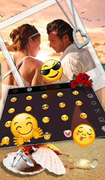 Romantic Love Couple Photo Keyboard Theme