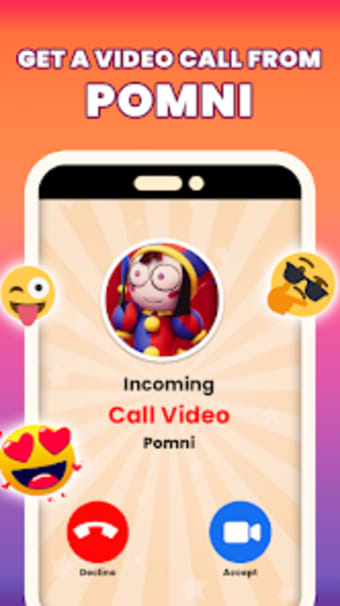 Call Pomni Circus Fake Chat