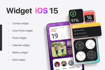iOS 15 Style Custom Widgets