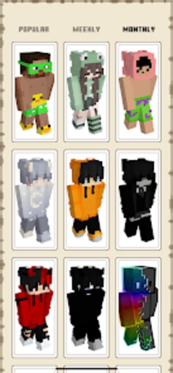 Skins for Minecraft :Aesthetic