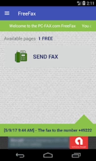 PC-FAX.com FreeFax
