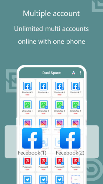 Dual Space-Powerful Parallel Multi Space&App Clone