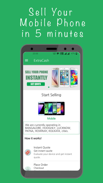 ExtraCash - Sell mobile phone