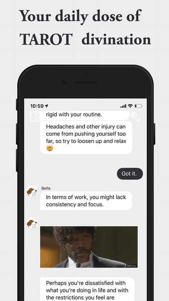 Tarot Chatbot - Dear Bella
