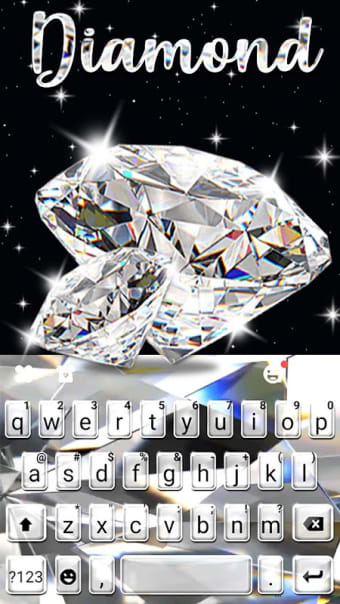Diamond Live 3D Keyboard Theme