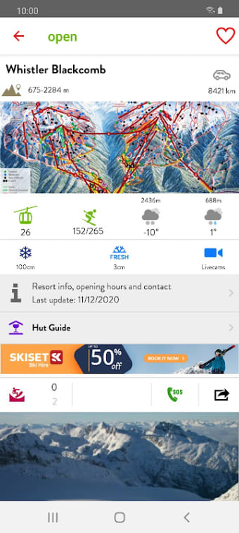 iSKI Canada - Ski, Snow, Resort info, GPS Tracker