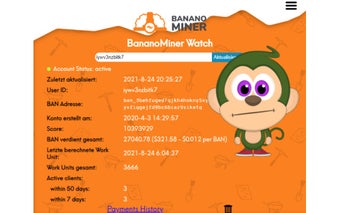 BananoMiner Watch