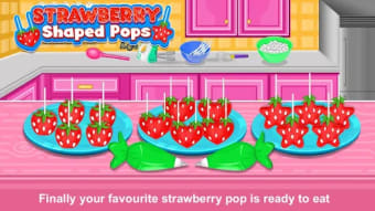 Strawberry Shaped Pops - Cooki