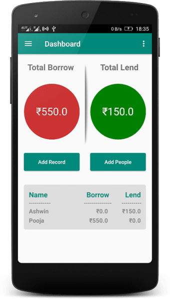 Borrow Lend Manager - IOU, Dept Tracker