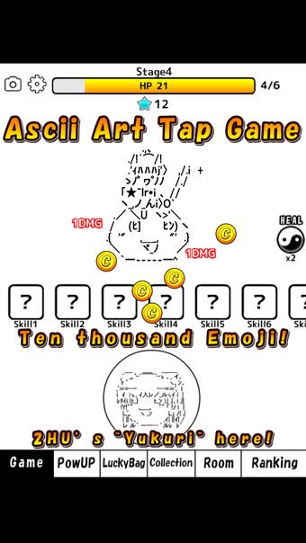 Yukkuri tap coin idle game for touhou