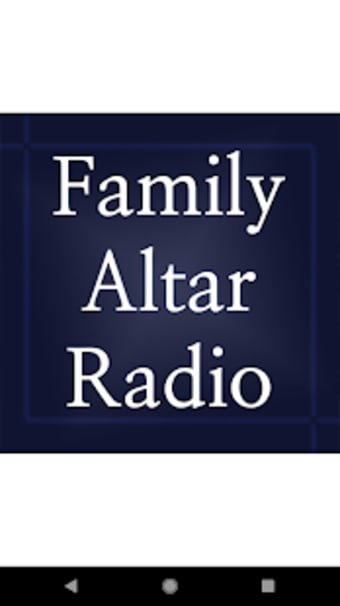Family Altar Radio