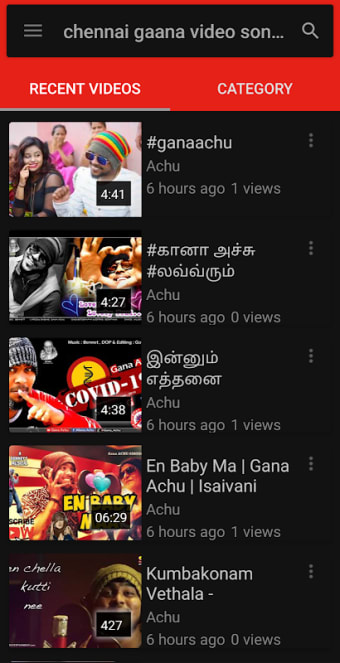 Chennai Gaana Video Songs
