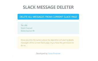 Slack Message Deleter