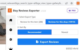 Etsy Reviews Exporter | Images