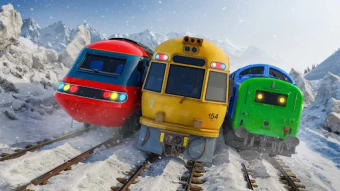 Snow Uphill Train Simulator 3D
