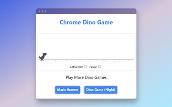 Chrome Dino Game