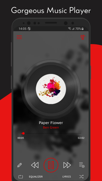 Crimson Music Player - MP3 Lyrics Playlist