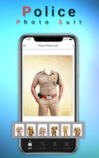 Police Photo Suit : Women  Men Police Pic Editor