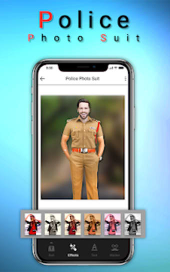 Police Photo Suit : Women  Men Police Pic Editor
