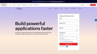 Imagen 0 para Zoho Creator