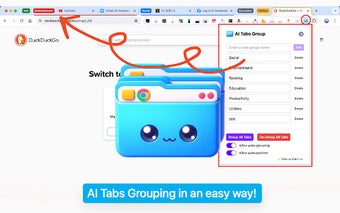 AI Tabs Group