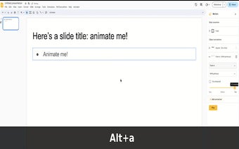 Slides Animator