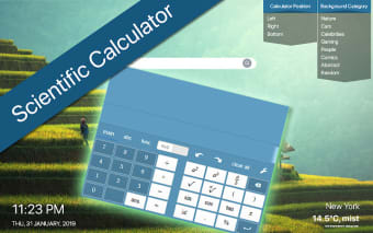 Calculator New Tab with HD Wallpapers