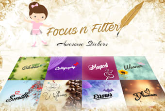 Focus n filter - Name Art
